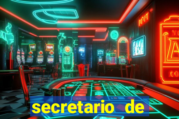 secretario de esporte salario